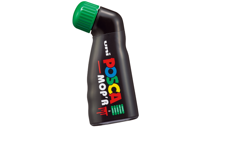 Uni POSCA MOP'R 3.0-19.0 SuBazlı Mop Markörü Yeşil