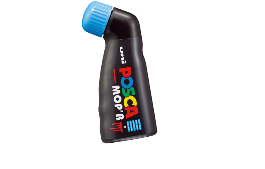 Uni POSCA MOP'R 3.0-19.0 SuBazlı MopMarkörü A.Mavi