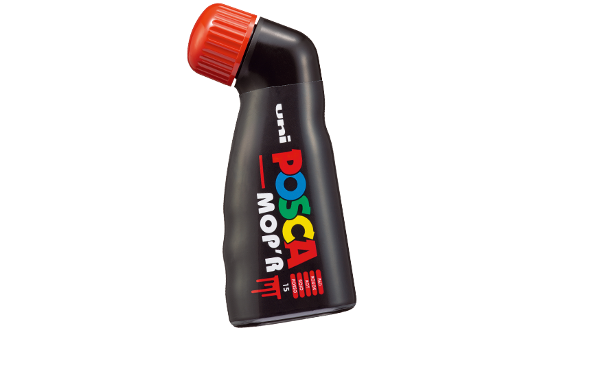 Uni POSCA MOP'R 3.0-19.0 SuBazlıMopMarkörü Kırmızı