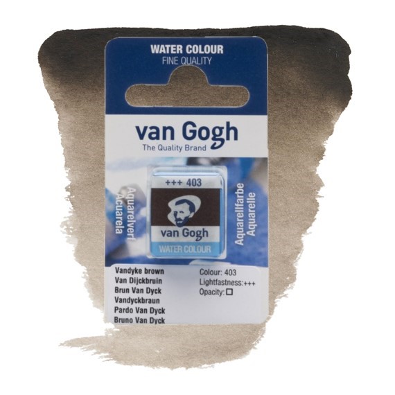 van gogh sulu boya tablet vandyke brown