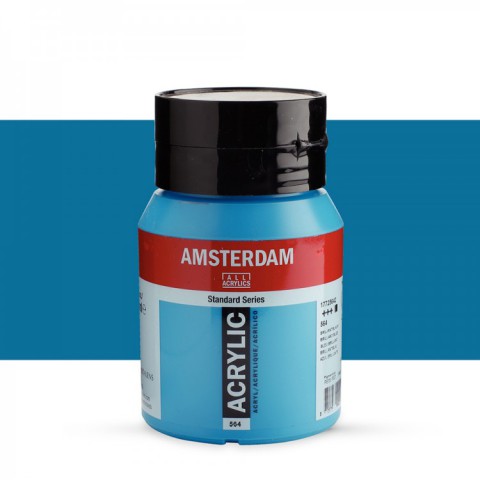 Amsterdam All Acrylıc Standart Serisi 500 Ml  Akrilik Boya - Brıllant Blue