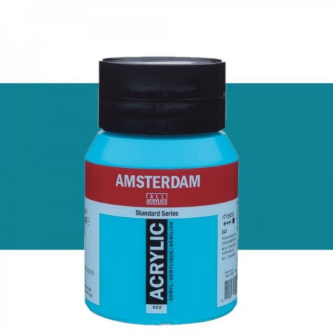 Amsterdam All Acrylıc Standart Serisi 500 Ml  Akrilik Boya - Turquoıse Blue