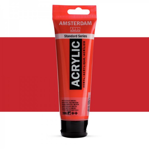 Amsterdam Akrilik  120ml. Naph. Red Md. 396