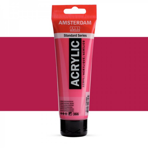 Amsterdam Akrilik  120ml. Quınacr. Rose 366