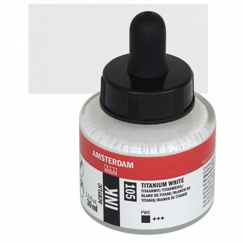 Amsterdam Akrilik Mürekkep 30 Ml - Tıtanıum Whıte  105
