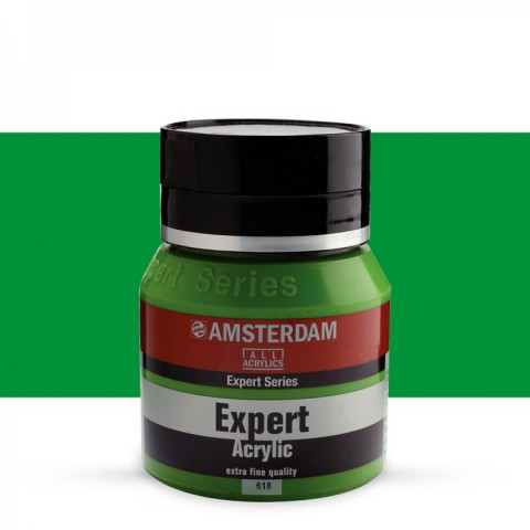 AMSTERDAM ALL ACRYLIC EXPERT SERİSİ 400 ML  AKRİLİK BOYA - PERMANENT GREEN LIGHT