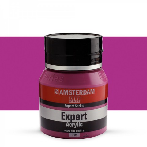 AMSTERDAM ALL ACRYLIC EXPERT SERİSİ 400 ML  AKRİLİK BOYA - PERMANENT RED VIOLET OPAQUE