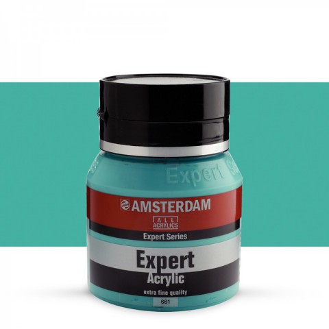 AMSTERDAM ALL ACRYLIC EXPERT SERİSİ 400 ML  AKRİLİK BOYA - TURQUOISE GREEN