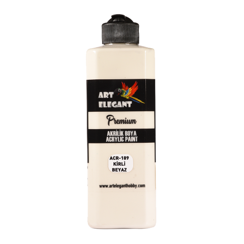 Art Elegant Akrilik Boya 400 Ml Kirli Beyaz