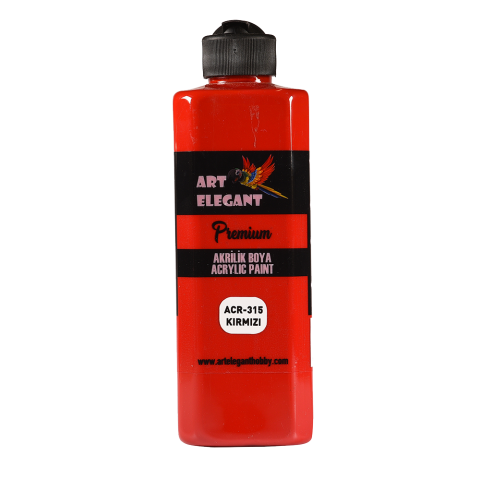 Art Elegant Akrilik Boya 400 Ml Kırmızı