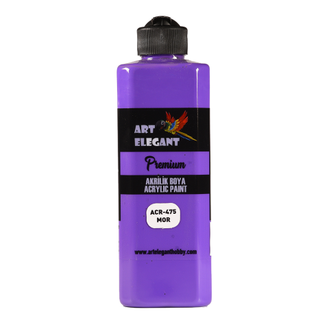 Art Elegant Akrilik Boya 400 Ml Mor