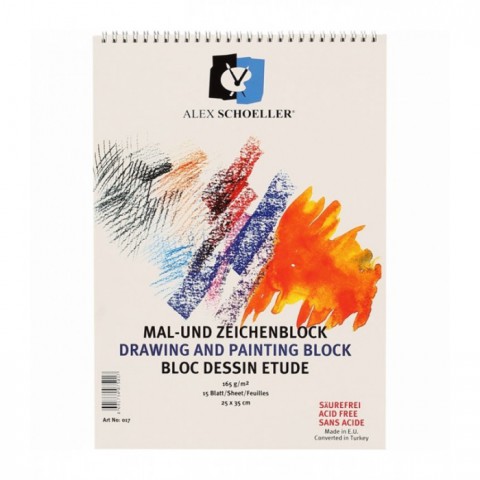 Alex Resim Defteri Spralli 25x35 165 Gr.