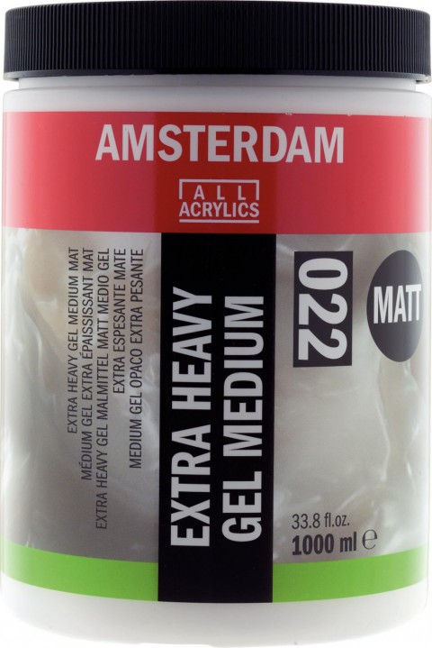 Amsterdam Akrilik Medium Extra Heavy Gel Matt 1000ml No:022