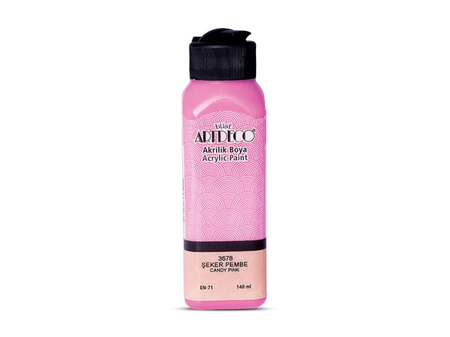 Artdeco Akrilik Boya 140ml Şeker Pembe 3678