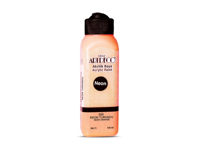 Artdeco Neon Akrilik Boya 140ml N.Turuncu 920