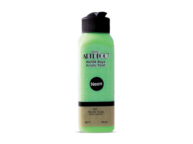 Artdeco Neon Akrilik Boya 140ml N.Yeşil 950