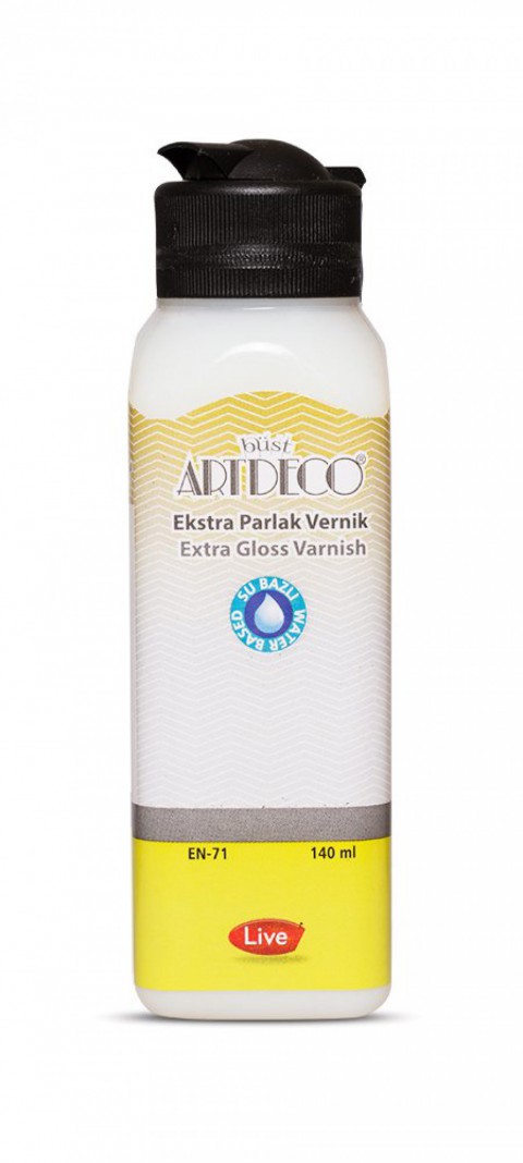 Artdeco Su Bazlı Ekstra Parlak Vernik 140ml
