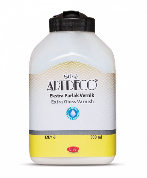 Artdeco Su Bazlı Ekstra Parlak Vernik 500ml