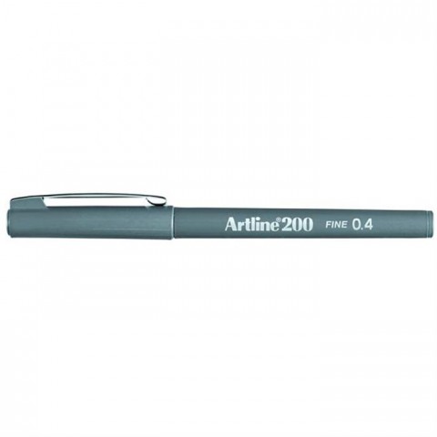 Artline 200N Fine Writing Pen Grey