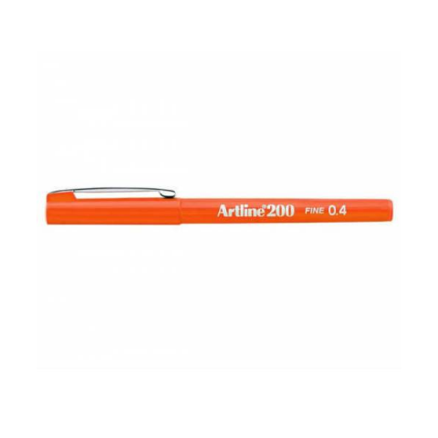 Artline 200N Fine Writing Pen Orange