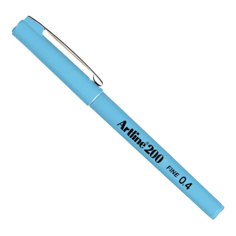 Artline 200N Fine Writing Pen Sky Blue