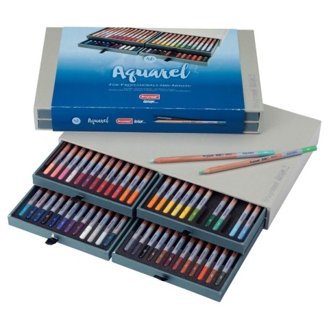 Bruynzeel Design watercolour pencil box | 48 colours