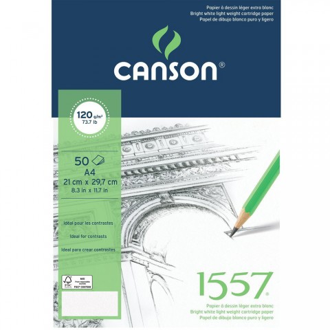 Canson 1557 Eskiz Çizim Defteri (a4) 120gr 40 Sayfa