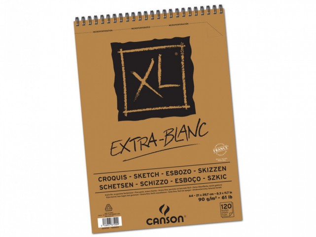 Canson Xl Extra White Eskiz Defteri 90g A4 120 Yaprak