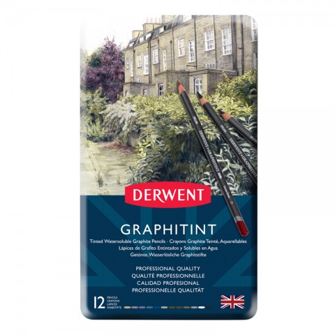 DERWENT GRAPHİTİNT 12'Lİ Metal Kutu