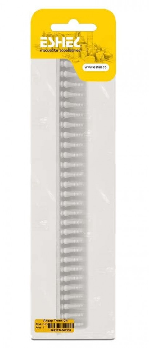 Eshel Maket Ahşap Trona Çit 1/75
