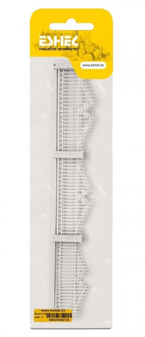 Eshel Maket Antre Romalı Çit 1/100 3lü
