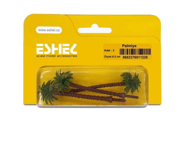 Eshel Maket Palmiye 6,5cm 3lü
