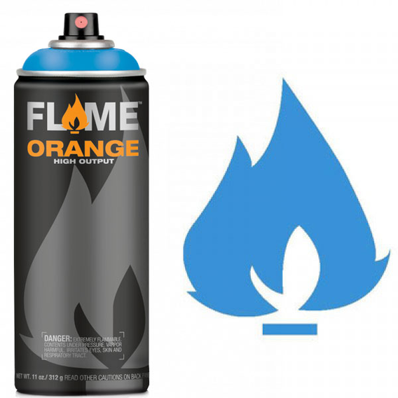 FLAME ORANGE SPREY BOYA 400ML FO-518 CREAM BLUE