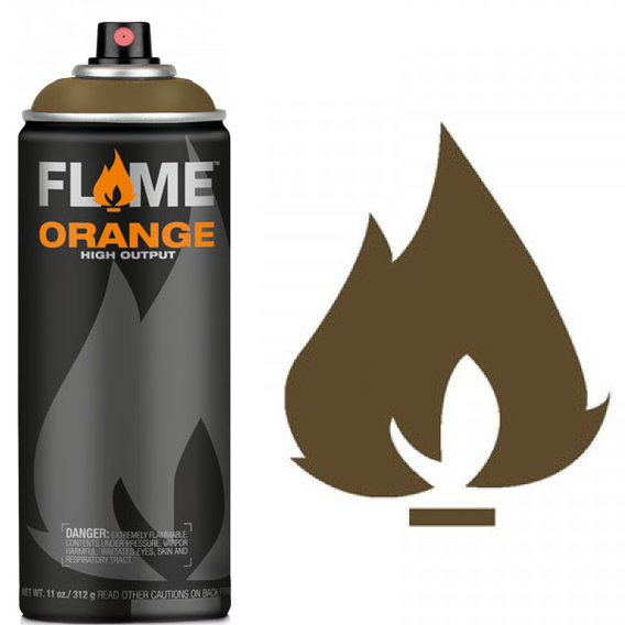 FLAME ORANGE SPREY BOYA 400ML FO-736 KHAKI GREY