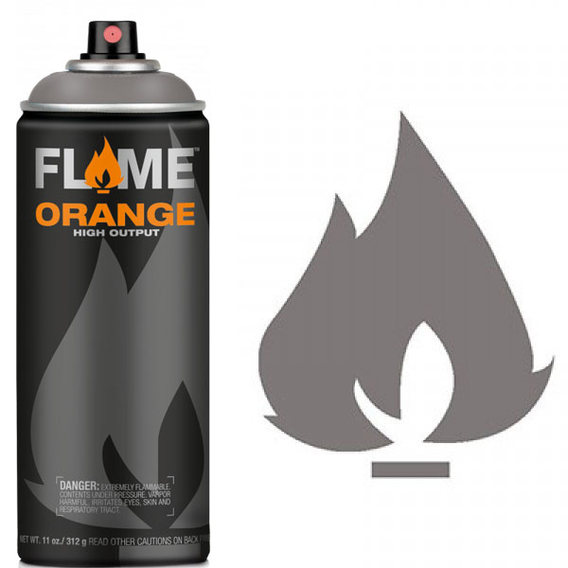 FLAME ORANGE SPREY BOYA 400ML FO-840 DARK GREY NTR.