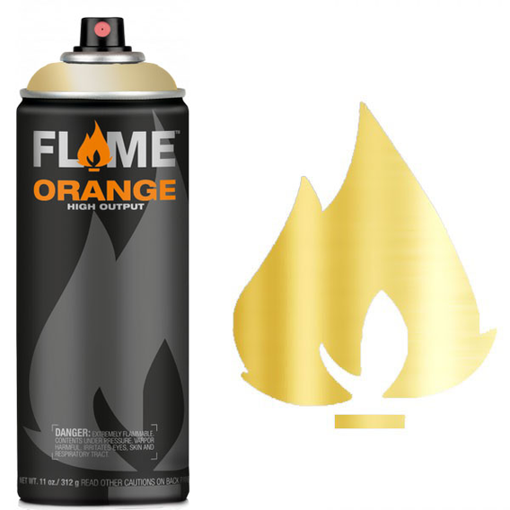 FLAME ORANGE SPREY BOYA 400ML FO-906 GOLD