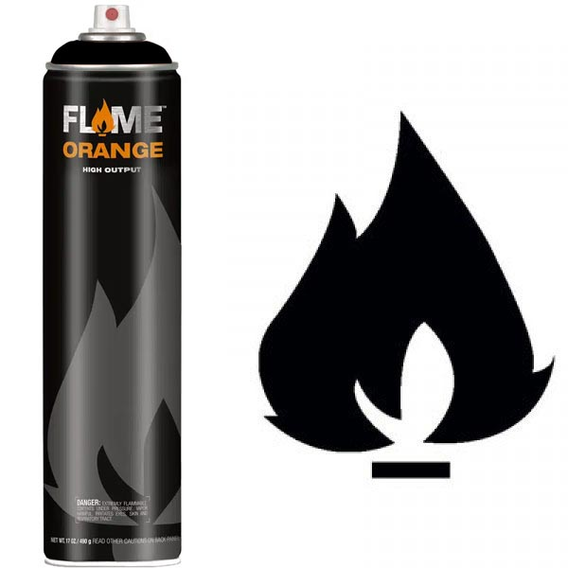 FLAME ORANGE SPREY BOYA 600ML FO-901 THİCK BLACK