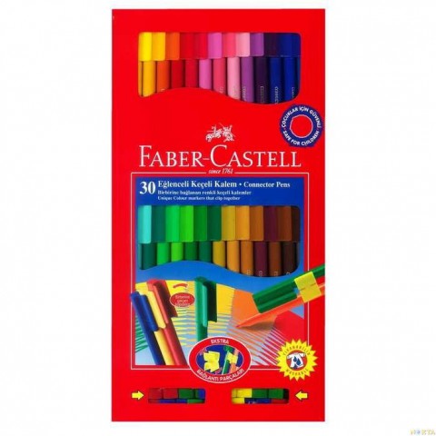 Faber-castell Eğlenceli Keçeli Kalem Seti 30 Renk