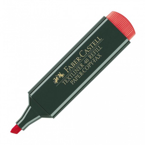 Faber-castell Fosforlu Kalem, Kırmızı