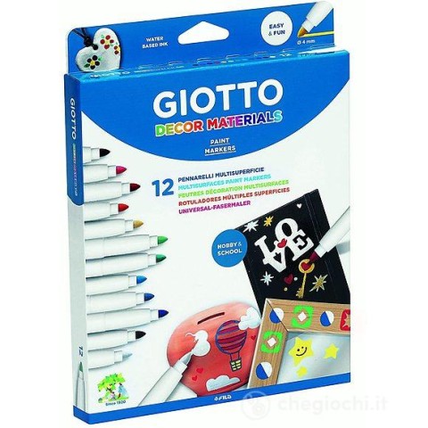 Giotto Decor Materials Askılı Paket 12Li (453400)
