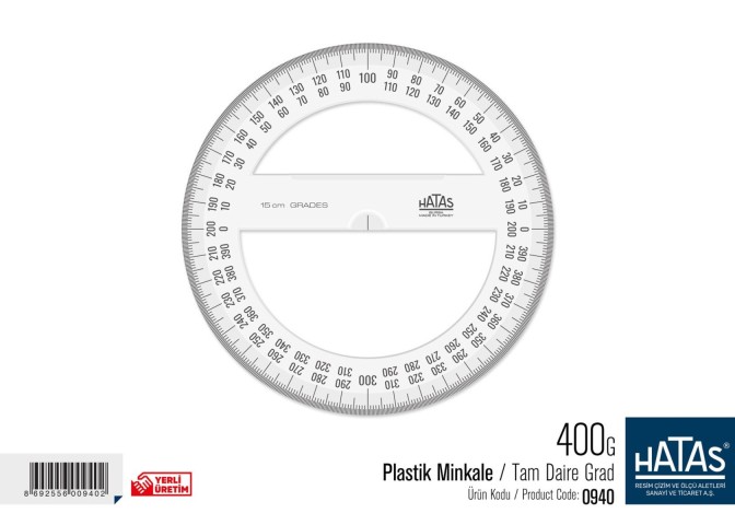 Hatas Plastik Minkale (Tdg)  15 Cm. (0940)