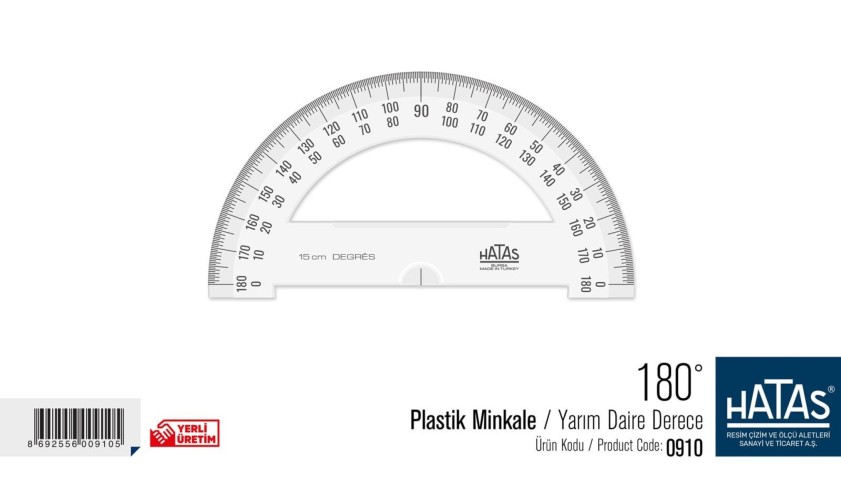 Hatas Plastik Minkale (Ydd) 15 Cm. (0910)