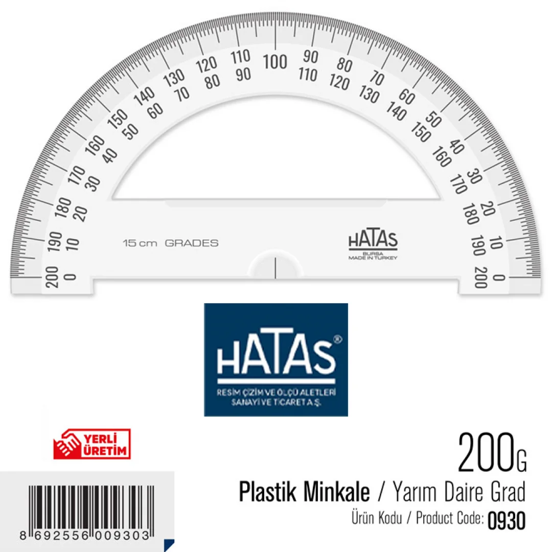 Hatas Plastik Minkale (Ydg) 15 Cm. (0930)