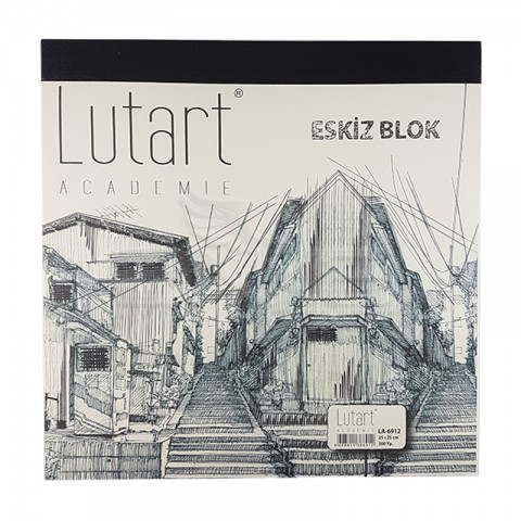 Lutart Academie Eskiz Blok 25x25cm La-6912 300 Yaprak