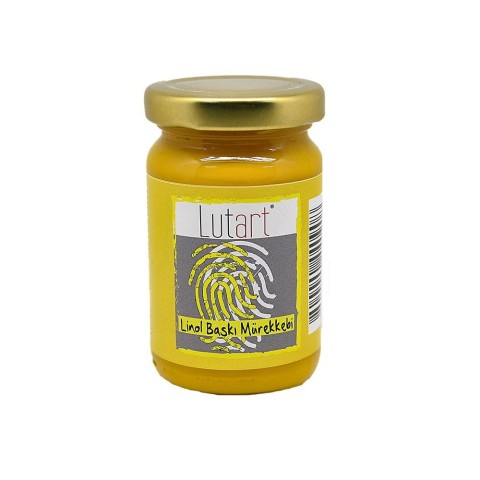 Lutart Sarı 100Ml Linograf Baskı Mürekkebi