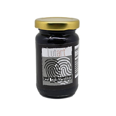 Lutart Siyah 100Ml Linograf Baskı Mürekkebi