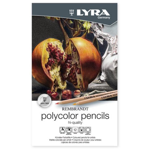 Lyra Rembrandt Polycolor Kuru Boya Kalemi 12li Set