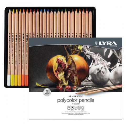 Lyra Rembrandt Polycolor Kuru Boya Kalemi 24Lü Set
