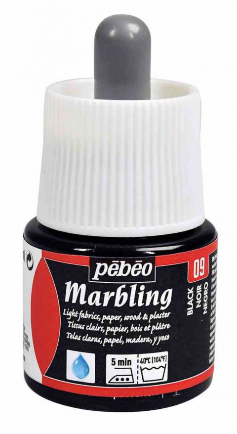 Marblıng Ebru Boy.45 Ml Şişe Black
