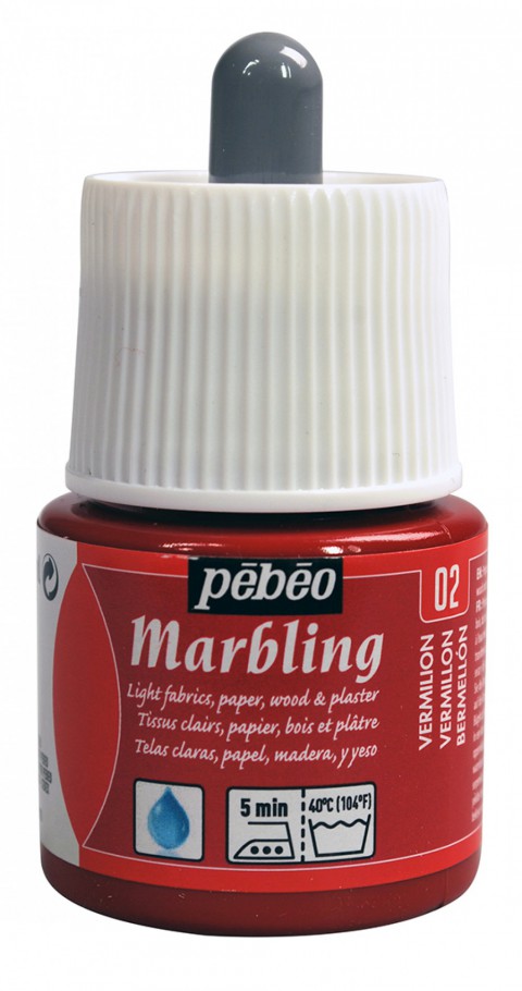 Marblıng Ebru Boy.45 Ml Şişe Vermilion
